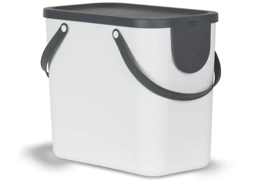 [90010795 932578] Rotho Recyclingbehälter Albula 25 l, Weiss