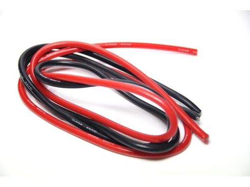 [90108230 242962] EP Silikonlitze 5,5 mm² 1m ohne Stecker/Buchse