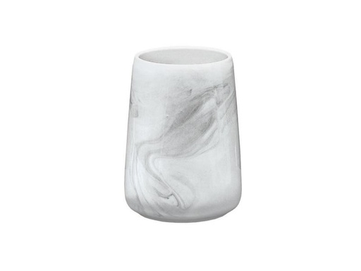 [90108331 648327] Kleine Wolke Zahnputzbecher Marble Grau-Marmor