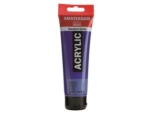 [90108352 995919] Amsterdam Acrylfarbe Standard 570 Phthaloblau transparent, 120 ml