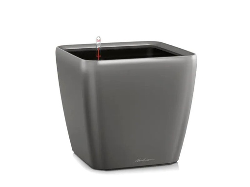[90108413 992798] Lechuza Pflanzentopf Quadro Premium 21 LS Dunkelgrau