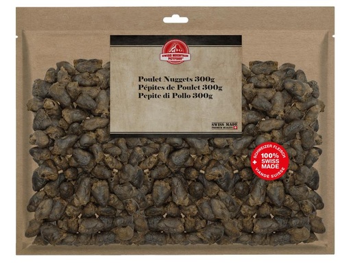 [90108431 1135700] Swiss Mountain Petfood Kauartikel Poulet Nuggets, 300 g