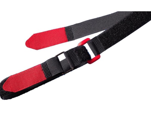[90108470 174466] FASTECH Schlaufenband FAST-VSTRAP 25 x 240 mm, Schwarz/Rot
