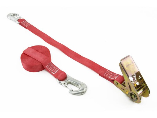 [90108508 896656] Zurrfix Zurrgurt 0.50 + 5.50 m mit Karabiner, 800 daN