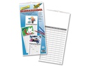Folia Dauerkalender Familienplaner 23 x 49 cm, Weiss