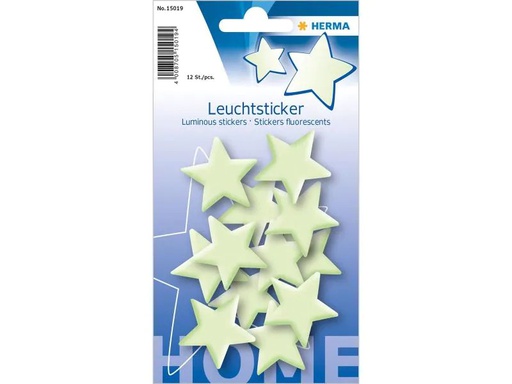 [90010840 1059822] Herma Stickers Motivsticker Sterne Mini, Nachtleuchtend