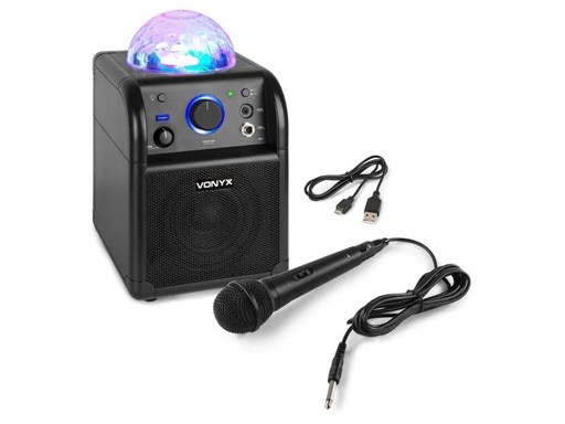 [90108655 957841] Vonyx Lautsprecher SBS50B Karaoke Speaker Schwarz