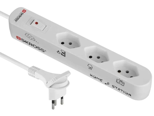 [90108769 1107586] Schönenberger Steckdosenleiste Home Station 3x T13