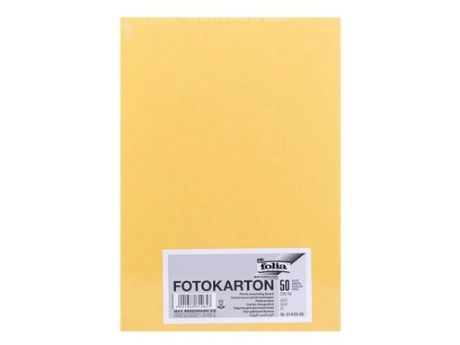 [90108897 1098876] Folia Fotokarton A4, 300 g/m², 50 Blatt, Gold matt