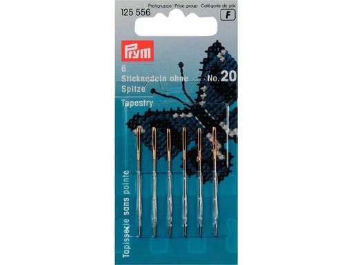 [90010870 1175006] Prym Sticknadel Nr. 20, ohne Spitze, 6 Stück