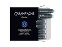 Caran d'Ache Tintenpatrone Blau, 6 Stück