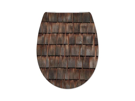 [90109049 1017263] diaqua® Toilettensitz Laval Chalet Absenkautomatik, Holzoptik