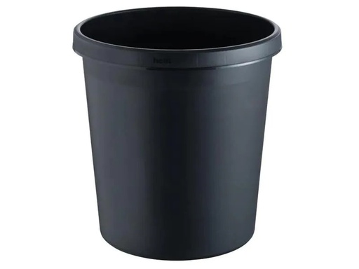 [90109053 64790] Helit Papierkorb 18 l, Schwarz
