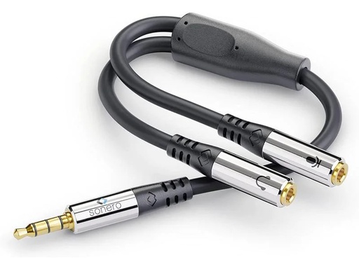 [90109116 1094292] sonero Audio-Kabel 3.5 mm Klinke - 3.5 mm Klinke 0.25 m