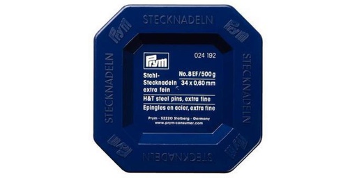 [90109156 1175033] Prym Stecknadel Ø 0.6 mm x 3.4 cm, 500 g, Stahl