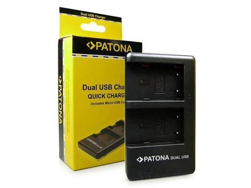 [90109181 379434] Patona Ladegerät Dual NB-2L