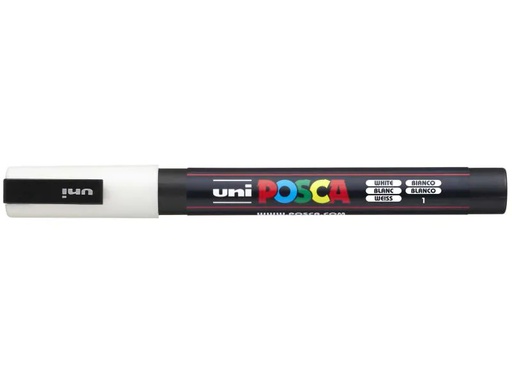 [90109230 779930] Uni Permanent-Marker POSCA 0.9-1.3 mm Weiss