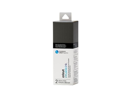 [90109266 1186390] Cricut Aufbügelfolie Joy Infusible Ink 2 Stück, Dunkelgrau