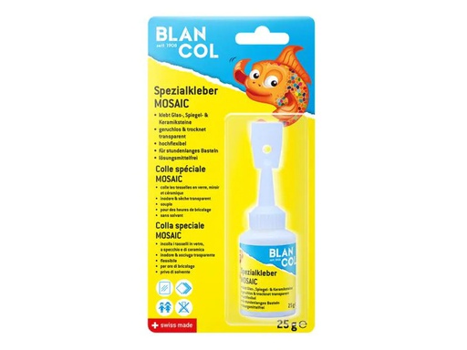 [90109359 1033448] Blancol Kleber Mosaic 1 Stück, Transparent