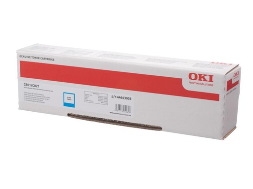[90109420 139209] OKI Toner 44643003 Cyan
