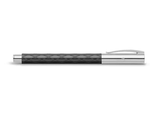 [90109565 807197] Faber-Castell Füllfederhalter AMBITION Rhombus Medium (M), Schwarz