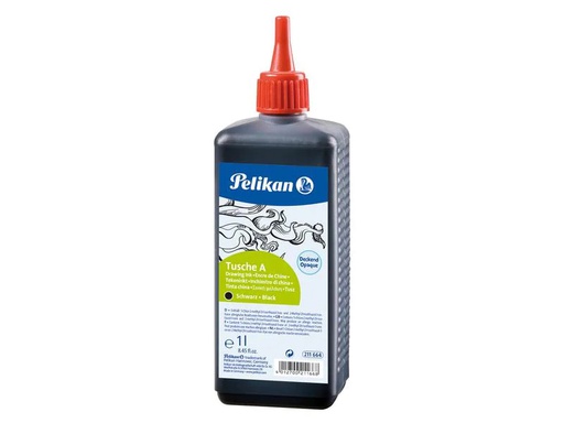 [90109600 1166383] Pelikan Tusche 1000 ml, Schwarz