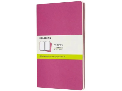 [90109636 1079157] Moleskine Notizbuch A5 Blanko, Pink, 3-teilig