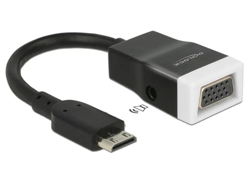 [90109724 557606] Delock Adapterkabel Mini-C-HDMI – VGA mit Audio