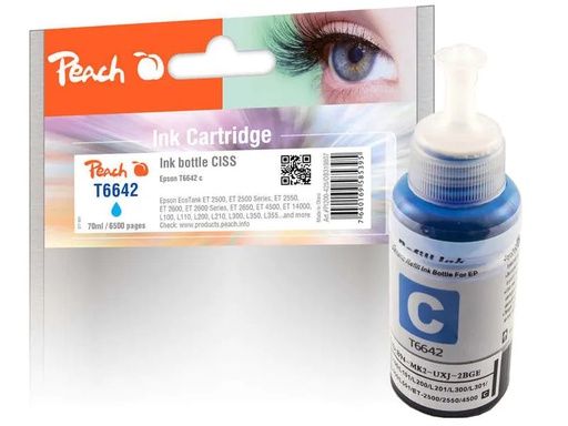 [90109760 1142658] Peach Tinte Epson T6642 Cyan