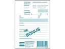 Favorit Durchschreibeblock 104 x 144 mm Quittungen Bonus, 84 Blatt