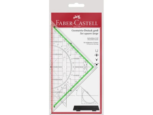 [90109820 1036388] Faber-Castell Geodreieck 20 cm mit Griff