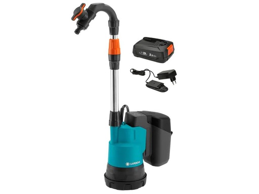 [90109894 1153099] Gardena Regenfasspumpe 2000/2 18 V P4A, Set