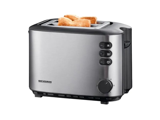 [90109970 230500] Severin Toaster AT 2514 Schwarz/Silber