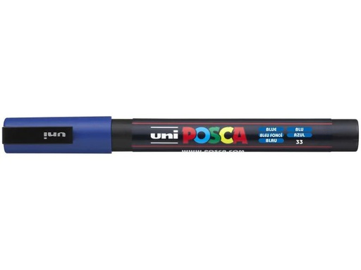 [90110037 779931] Uni Permanent-Marker POSCA 0.9-1.3 mm Blau