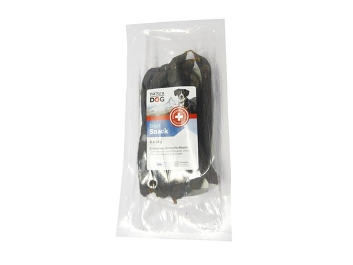 [90110057 797546] naturaDog Leckerli Beef Snack, 8 x 20g