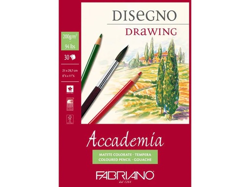 [90110092 1116228] Fabriano Zeichenblock Drawing A4, 30 Blatt