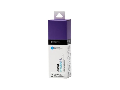 [90110095 1186391] Cricut Aufbügelfolie Joy Infusible Ink 2 Stück, Violett