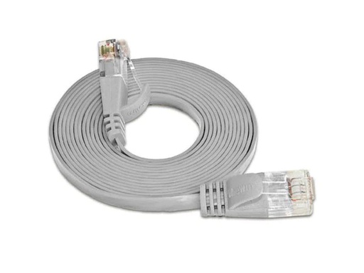 [90110152 314601] SLIM Slimpatchkabel RJ-45 - RJ-45, Cat 6, UTP, 0.5 m, Grau
