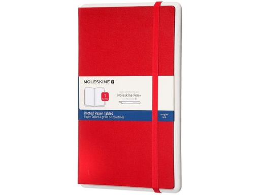 [90110296 1079198] Moleskine Notizbuch Papertablet A5 Dot, Rot