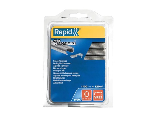 [90110315 870315] Rapid Ringklammern VR22 1100 Stück