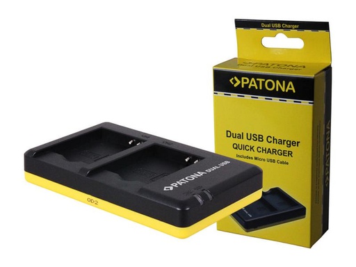 [90110328 813366] Patona Ladegerät Dual Panasonic DMW-BCM13