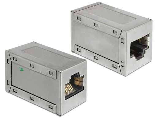 [90110545 633557] Delock Kupplung RJ45 Cat.6A 10Gps geschirmt, 1 Stück