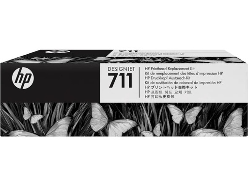 [90110672 228709] HP Druckkopf Nr. 711 (C1Q10A) C/M/Y/Grey/Matte BL/Photo BL