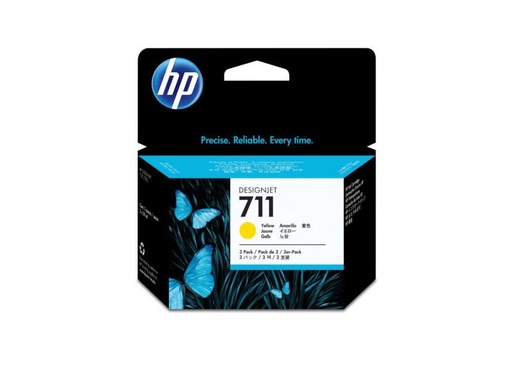 [90110710 228706] HP Tinte Nr. 711 (CZ136A) Yellow