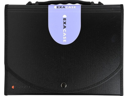 [90110747 1096599] Exacompta Fächermappe Exactive Exacase A4 Schwarz, 13 Fächer