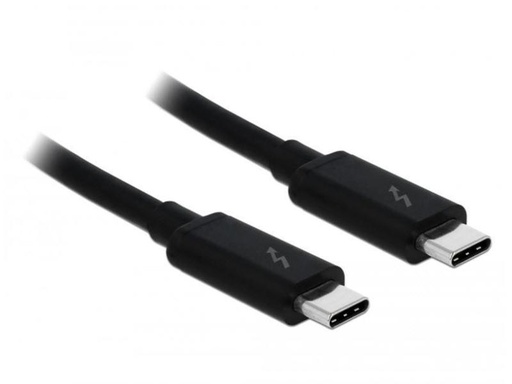 [90110760 525047] Delock Thunderbolt 3-Kabel 20Gbps USB C - USB C 1 m