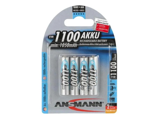 [90011056 868024] Ansmann Akku 4x AAA 1050 mAh