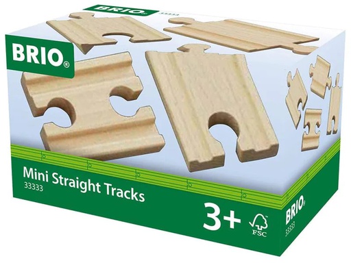 [90110810 309964] BRIO Eisenbahn 1/4 gerade Gleise 54mm