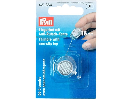 [90110821 1175015] Prym Fingerhut Ø 1.8 cm Silber