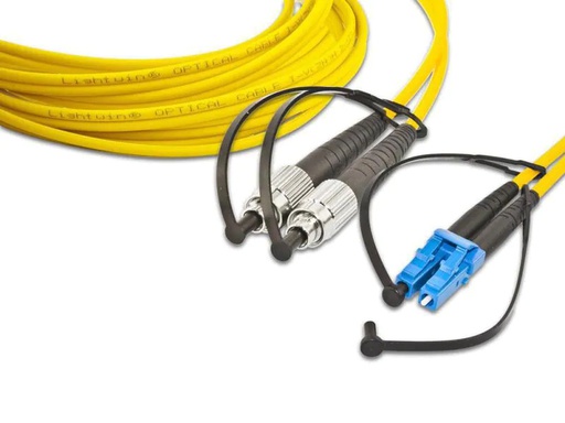 [90110899 849063] Lightwin LWL-Patchkabel FC-LC, Singlemode, Duplex, 2m